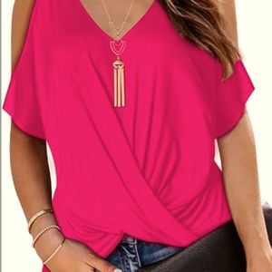 Cold shoulder women’s top